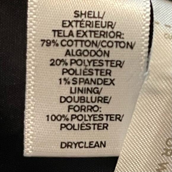 LOFT Black Raw Edge Woven Career Academia Jacket Blazer NWT Size 6 - Picture 11 of 13